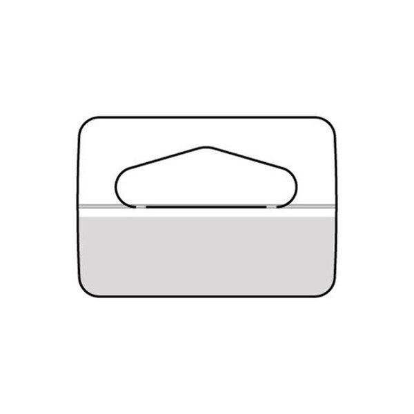 Hang Tab with TRIANGULAR HANG HOLE
